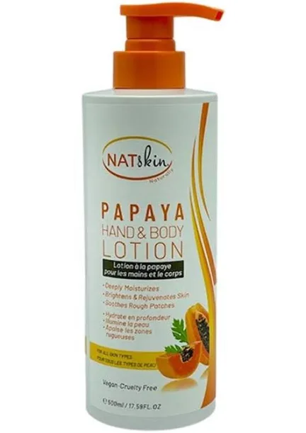 Nat Skin Papaya Brightening Hand And Body Lotion